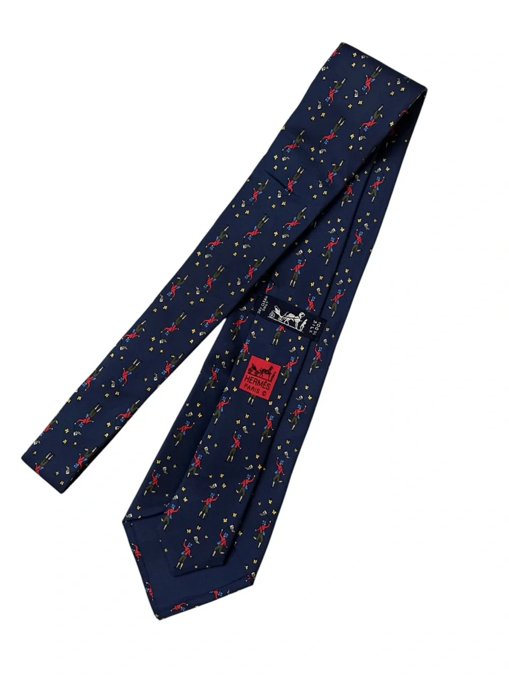 HERMÈS silk tie